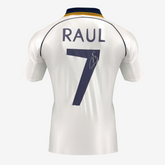 Raul Signed Real Madrid Football Shirt - 1999-2000 Home